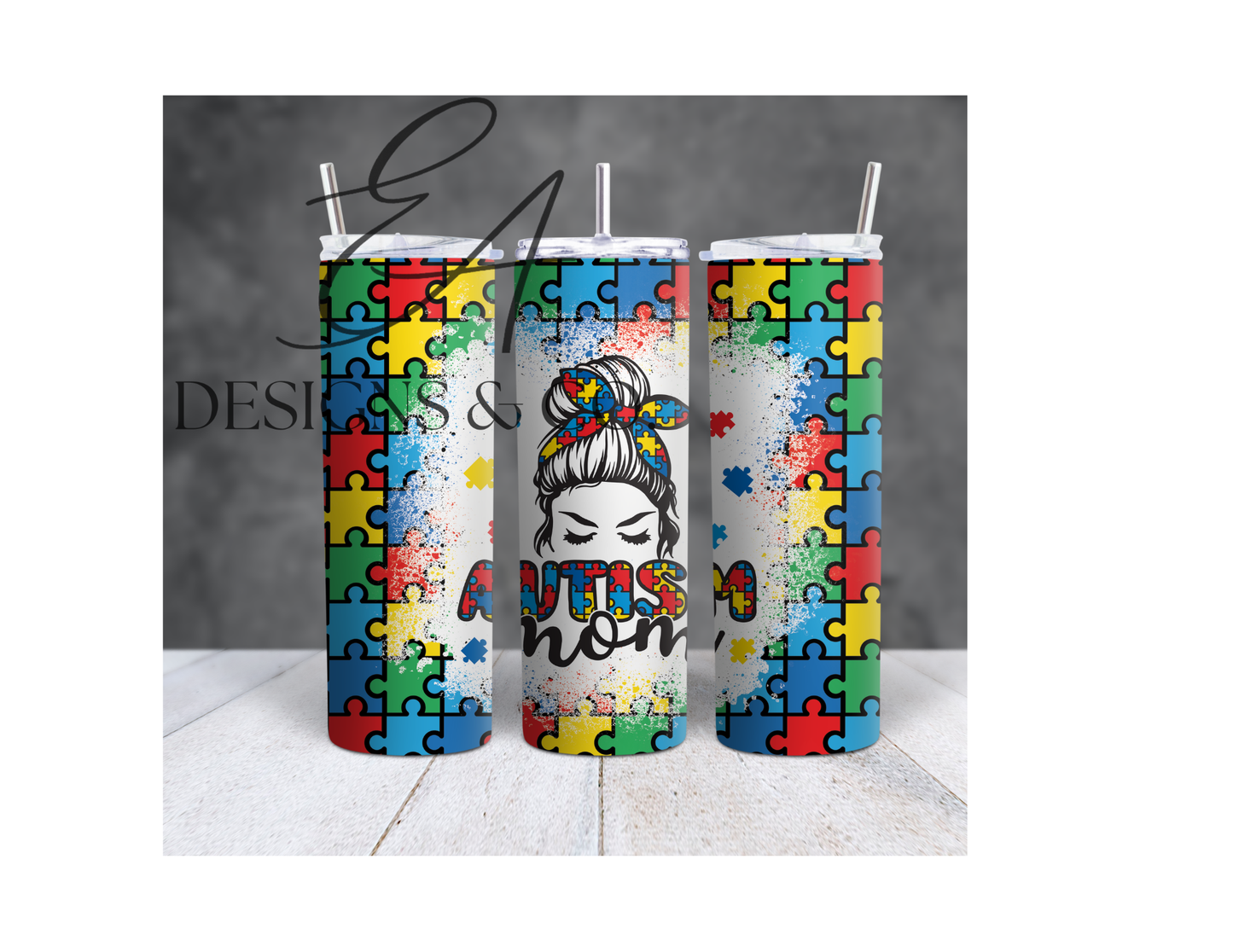 Autism Awareness Tumblers