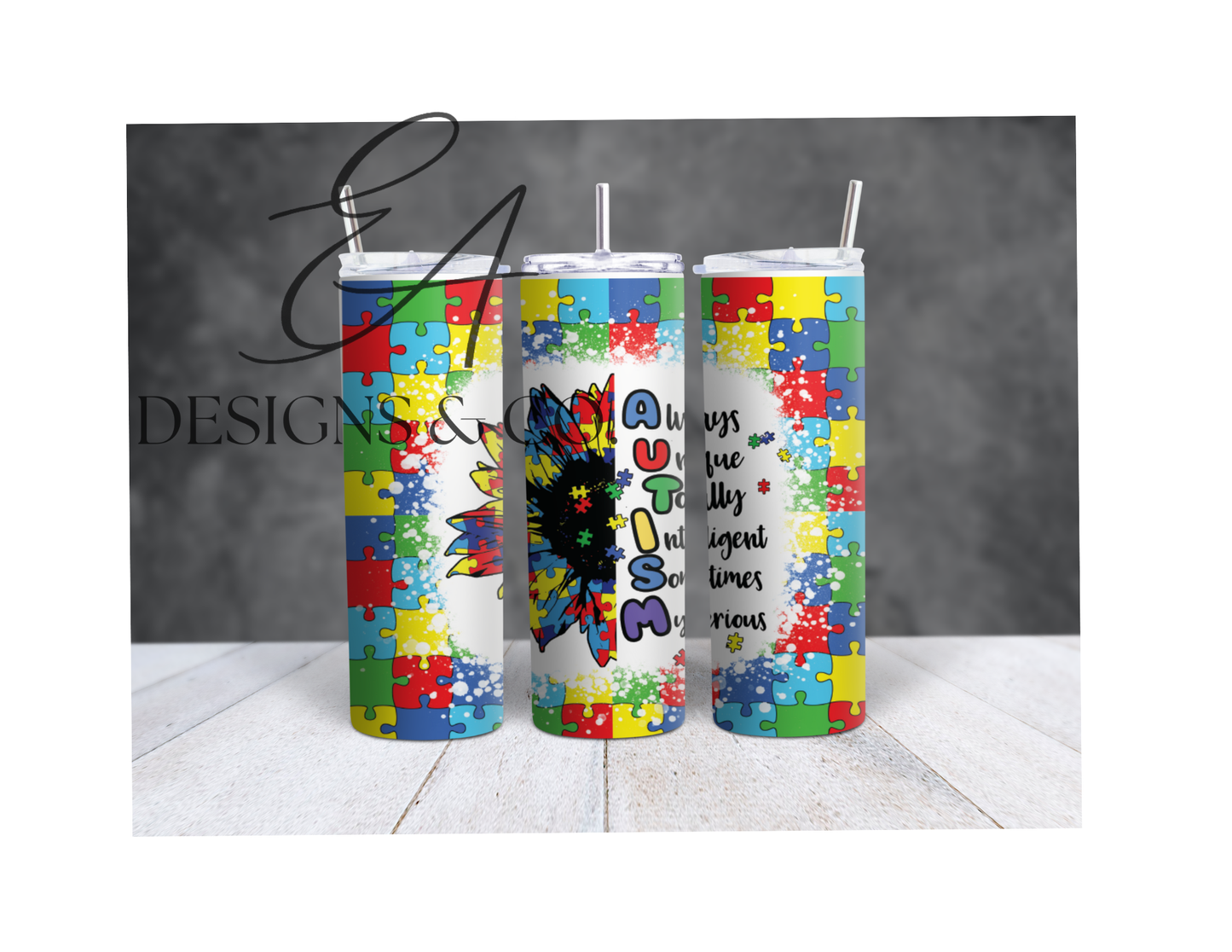 Autism Awareness Tumblers