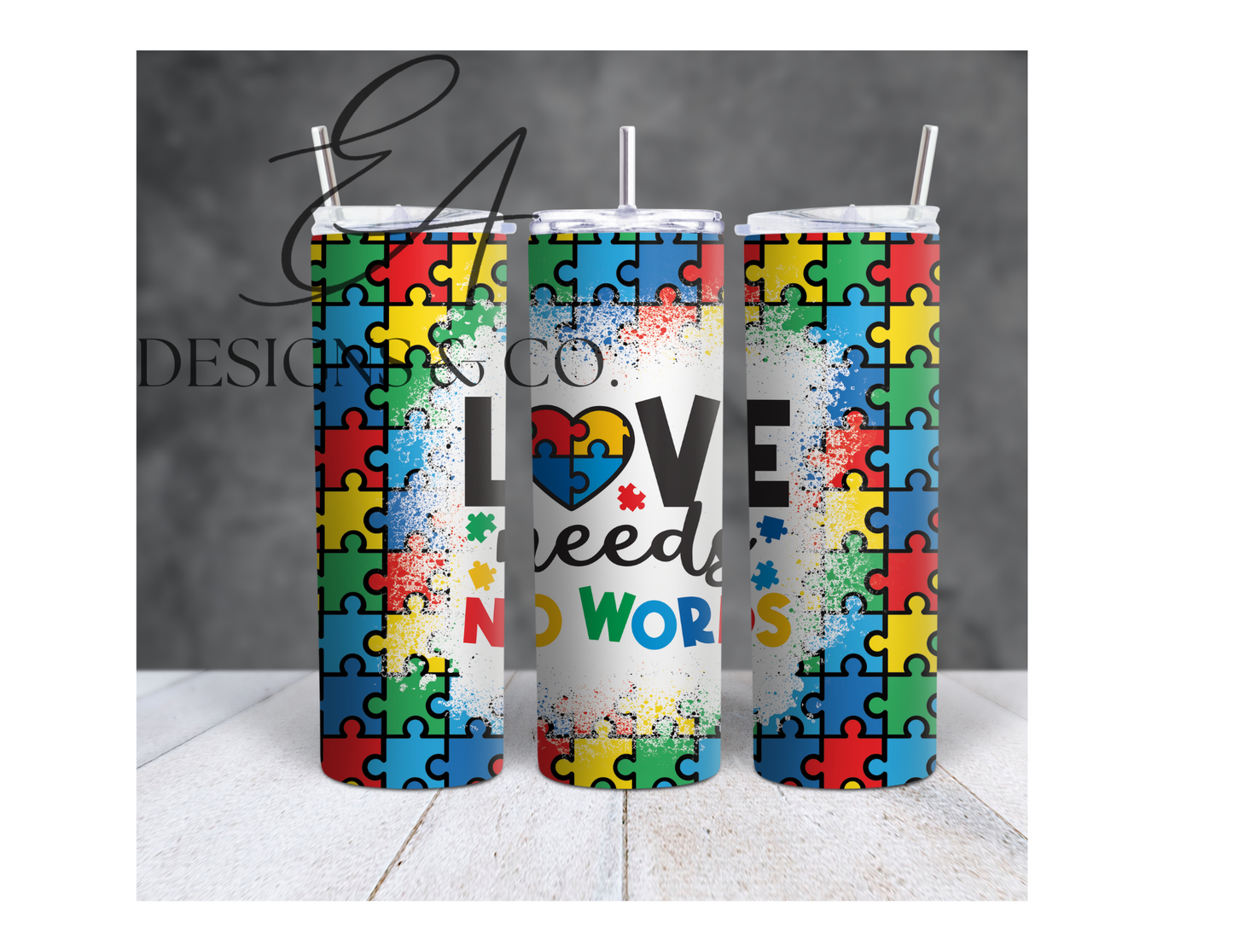 Autism Awareness Tumblers