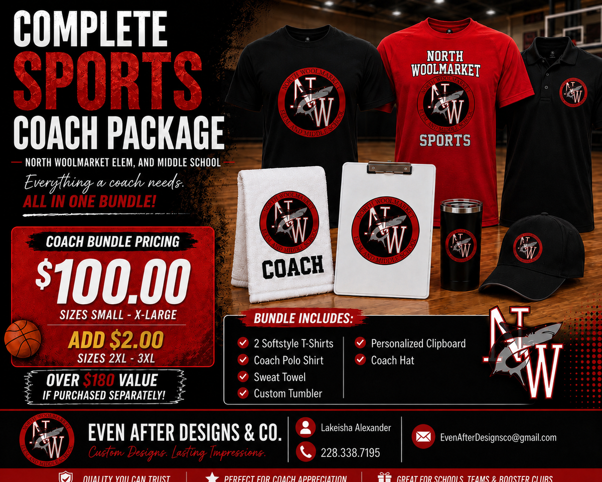 Complete Personalized Sports Coach Package | Custom Coach Gift Bundle