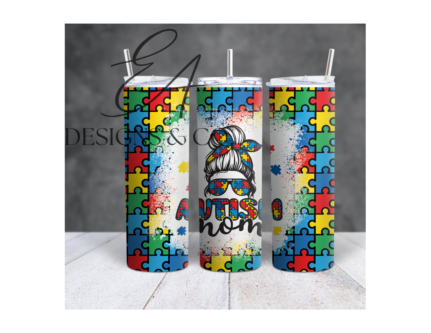 Autism Awareness Tumblers
