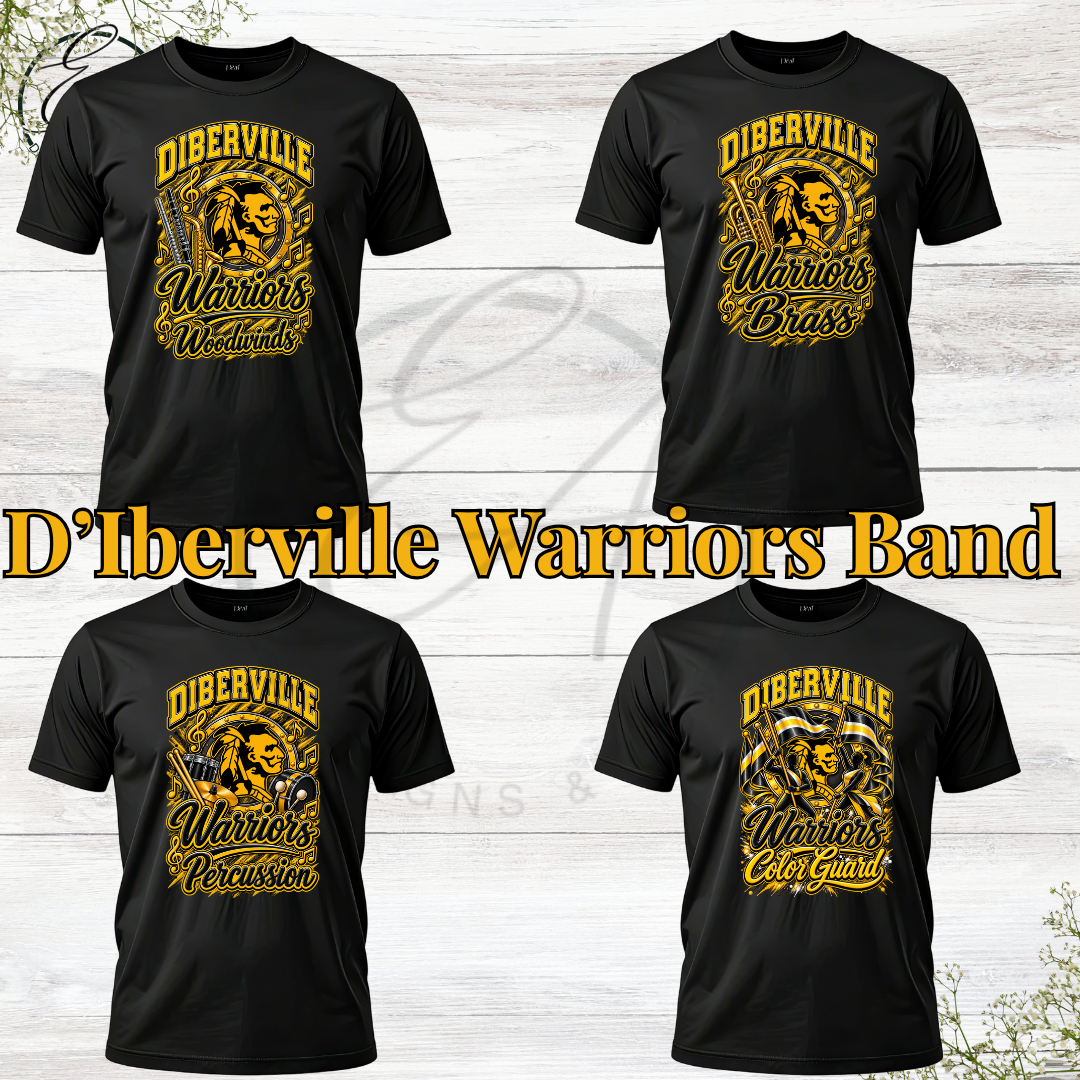 D’Iberville Warriors Band Pride Shirts