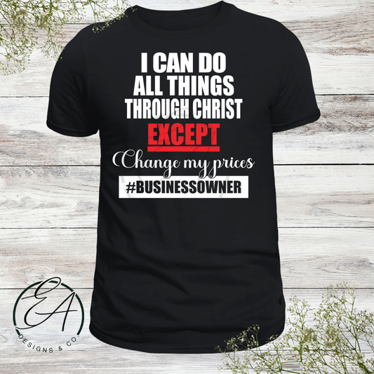 #Businessowner Graphic Shirt