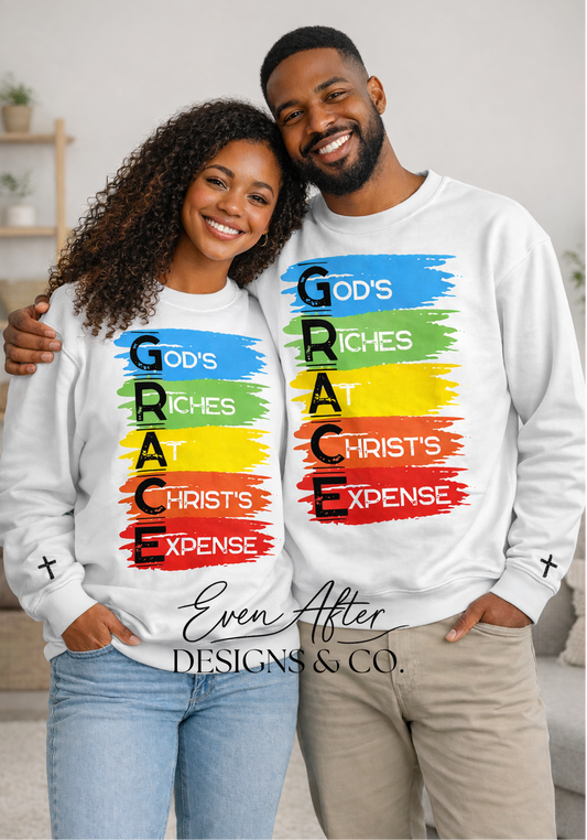 G.R.A.C.E. Graphic Sweatshirt