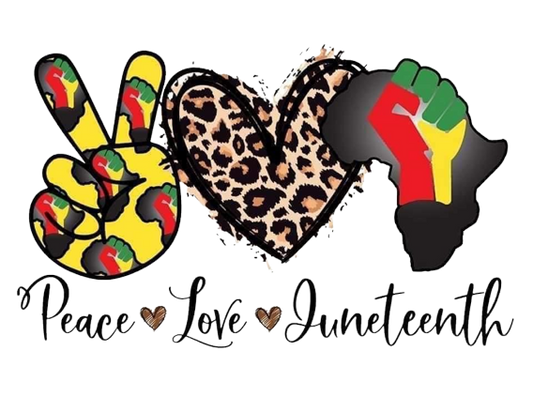 Peace Love Juneteenth Digital Download